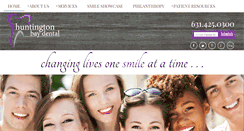Desktop Screenshot of huntingtonbaydental.com
